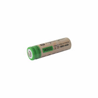 14500 Lithium-Ionen-Akku, 3,7 Volt mit 800 mAh (Pin)