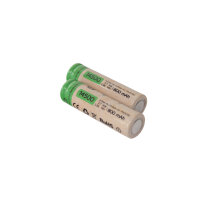 Lithium-Ionen-Akku - Typ. 14500, 3,7 Volt mit 800 mAh (Pin)